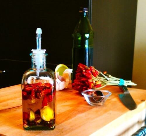 Olio al peperoncino di Cayenna