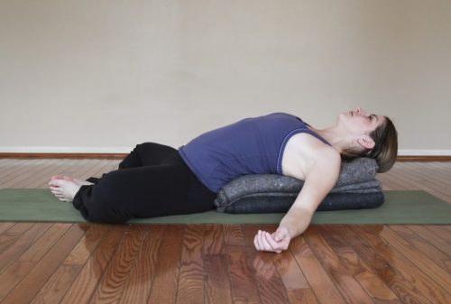 Supta baddha konasana