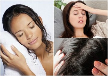 Dormire con i capelli bagnati: 8 conseguenze