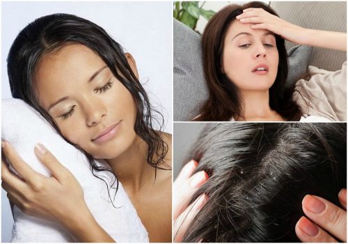 Dormire con i capelli bagnati: 8 conseguenze