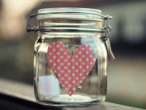 barattolo con cuore