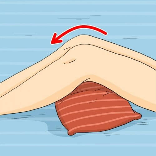 Cuscino sotto le ginocchia