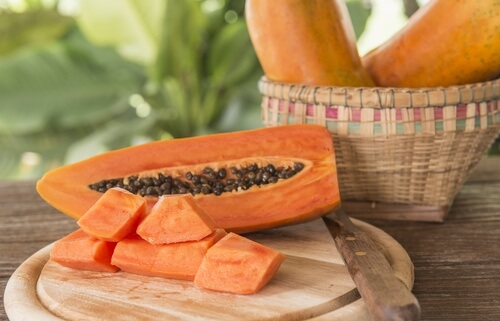 Papaya a fette