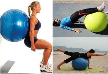5 esercizi per i glutei con la palla da ginnastica