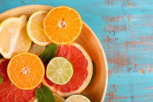 Agrumi contenenti vitamina C