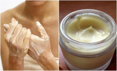 Crema per le mani con burro di cacao e vitamina E