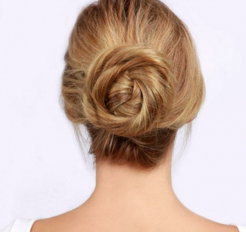 Chignon intrecciato