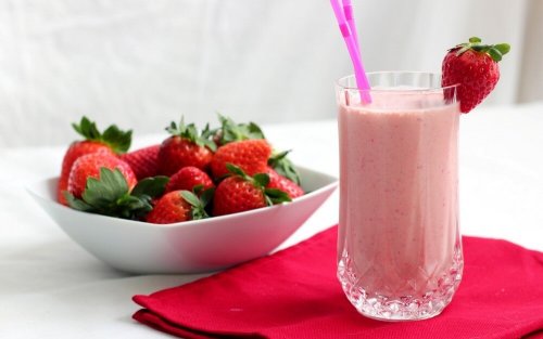 Frullato di fragole