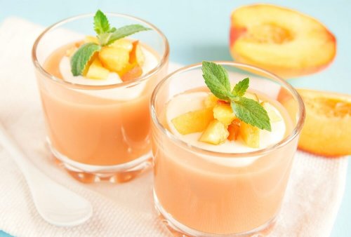 Frullato di pesche