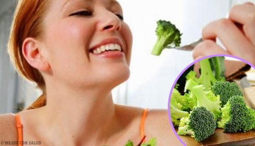 Ragazza deliziose ricette a base di broccoli