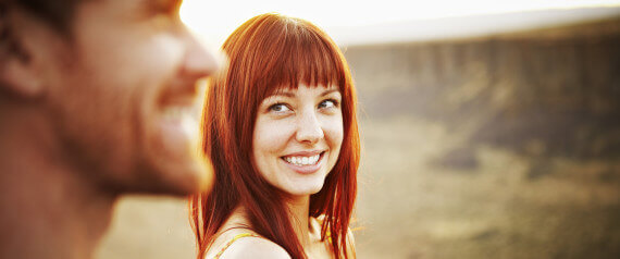 Coppia sorridente