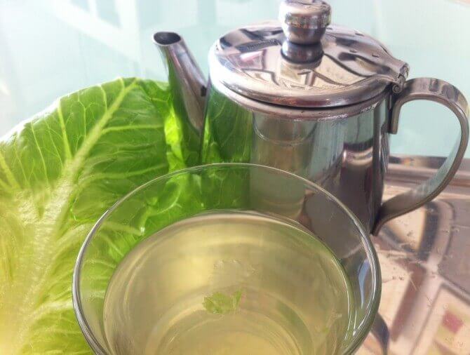 Infuso alla lattuga