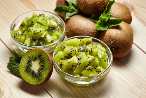 Ciotole piene di kiwi