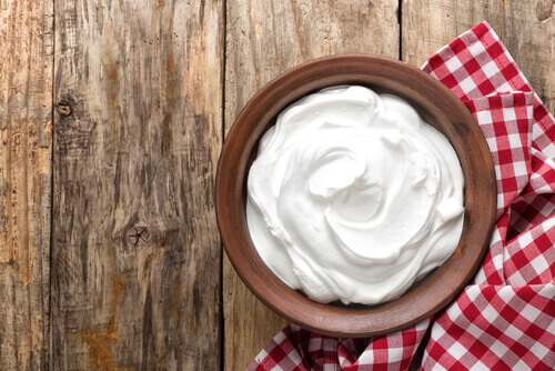 Maschera allo yogurt e caffè