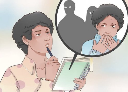 Donna che teme il giudizio altrui