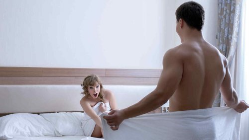 Donna e uomo in intimità