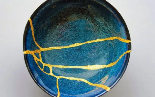Kintsugi vaso.