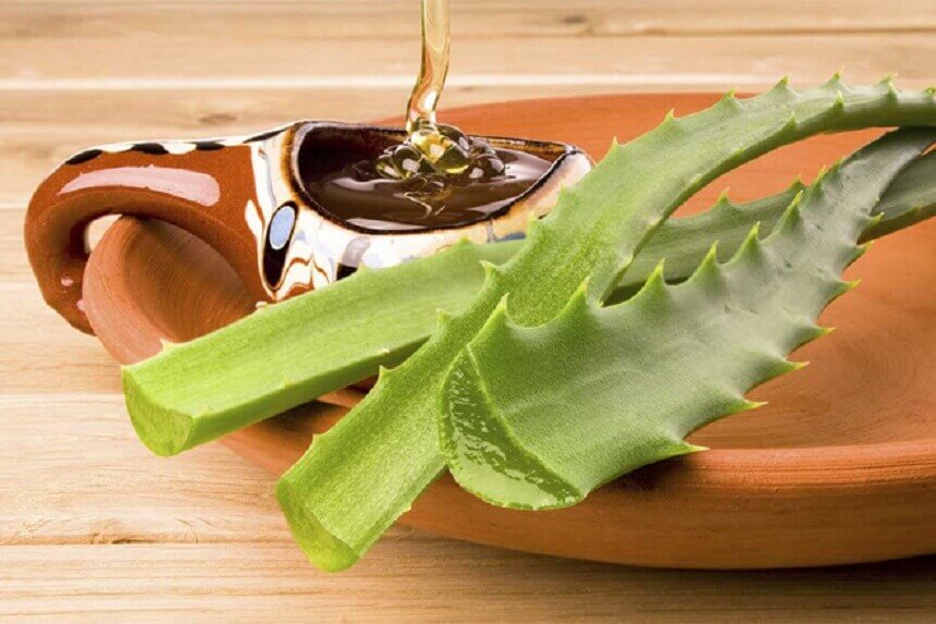 Rimedio all'aloe vera e miele