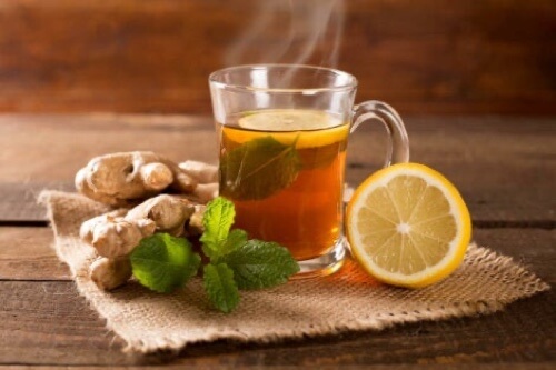 Infuso tè verde, zenzero e limone