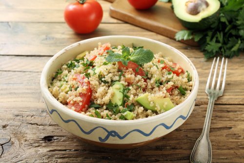 Quinoa e guacamole