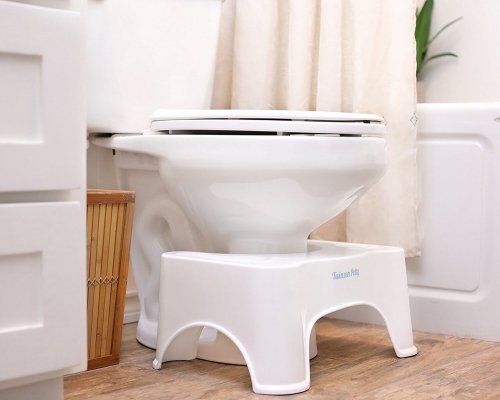 maniera corretta di evacuare con sgabello