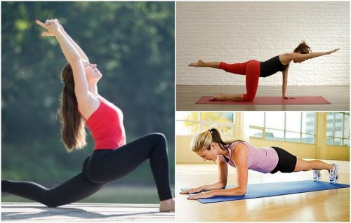 Donne che fanno esercizi per rafforzare la schiena