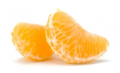 Spicchi di mandarino.