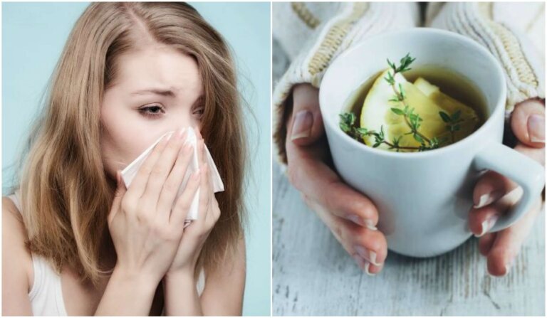 Tosse e raffreddore: tisana al timo, limone e miele