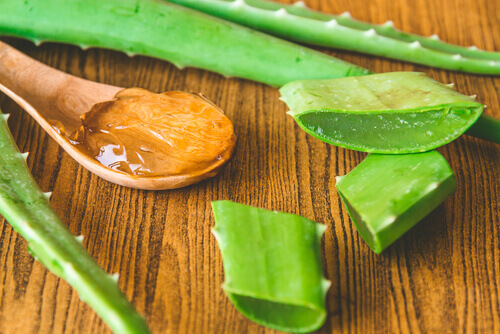 Maschera aloe vera