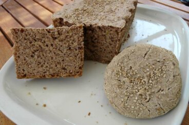 Pane senza glutine di grano saraceno e riso