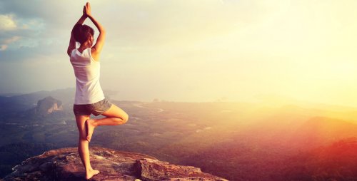 Posizione yoga del salice