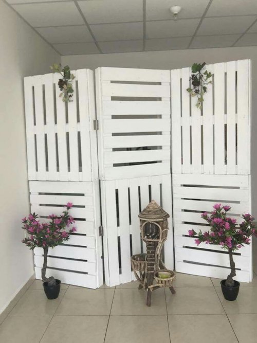 Separatore con pallets