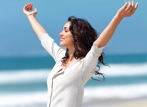 Donna al mare