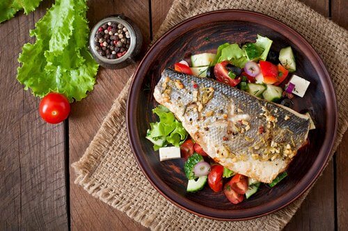 Pesce con verdure