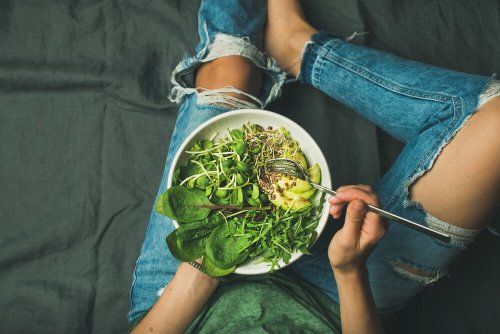 Insalata per combattere l'anemia sideropenica.