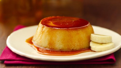 Flan di banane