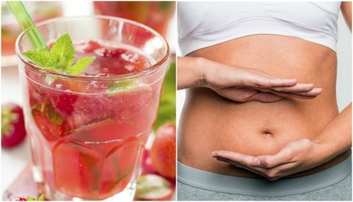 Acqua di fragole e limone per disintossicare l'organismo