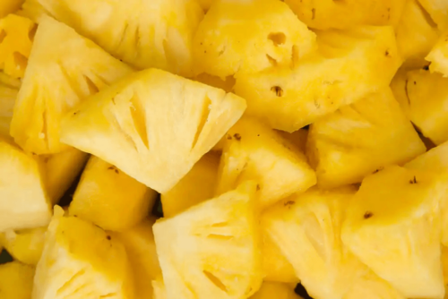 Pezzetti di ananas.