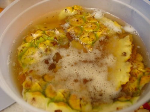 Buccia d'ananas fermentata