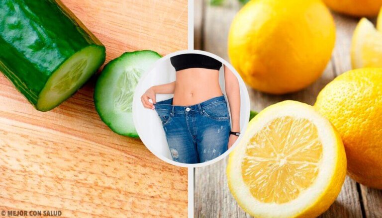 Frullato dimagrante a base di cetriolo, limone e menta