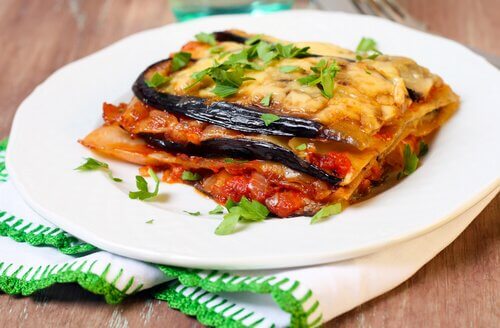 Lasagna di melanzane e zucchine