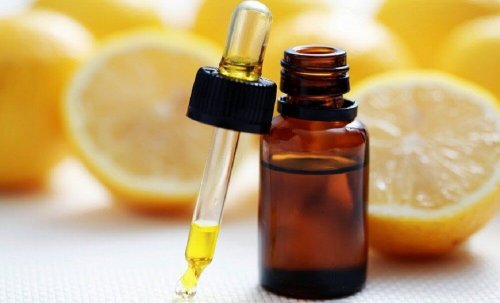 Olio essenziale di limone.