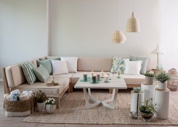 Decorare un salone in stile vintage