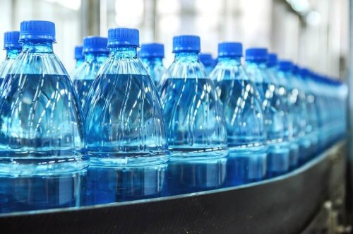 bottiglie di acqua minerale