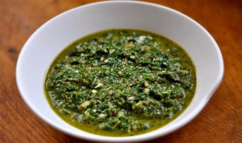 ciotolina con salsa chimichurri