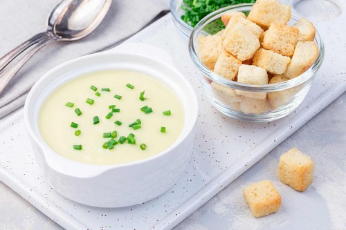 Crema di porro e verdure.