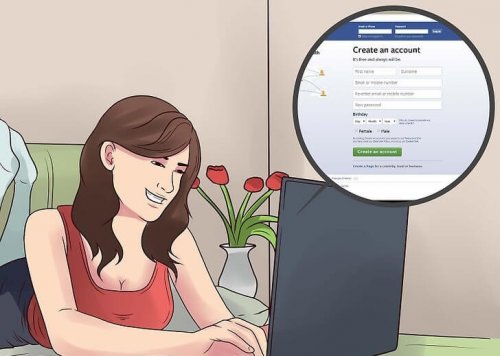 Donna su facebook amore non si cerca