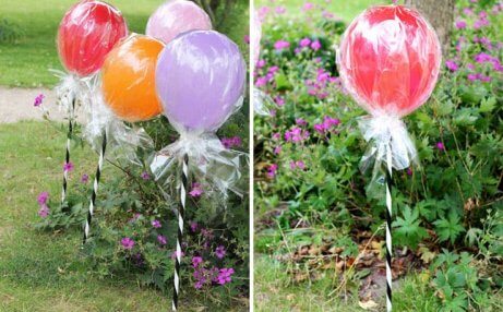 Palloncini a forma di lecca lecca