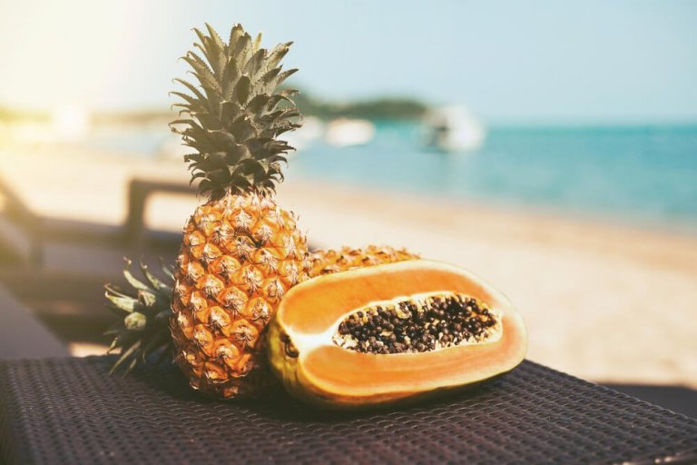 Dieta depurativa a base di papaya e ananas