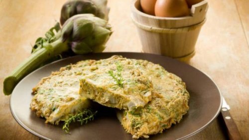 Frittata con carciofi